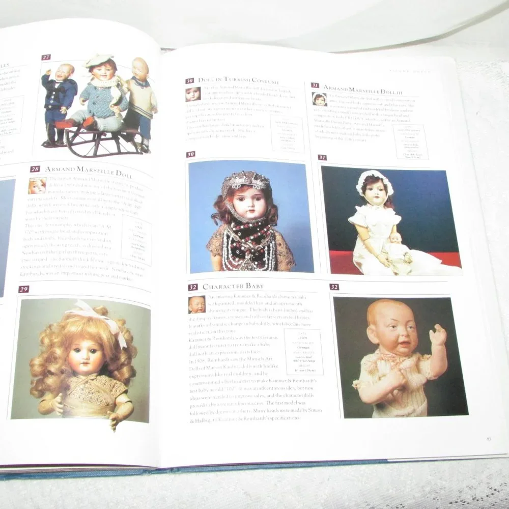 World Guide To Dolls HB Book 1993 History Collecting Used Book - Picture 9 of 11